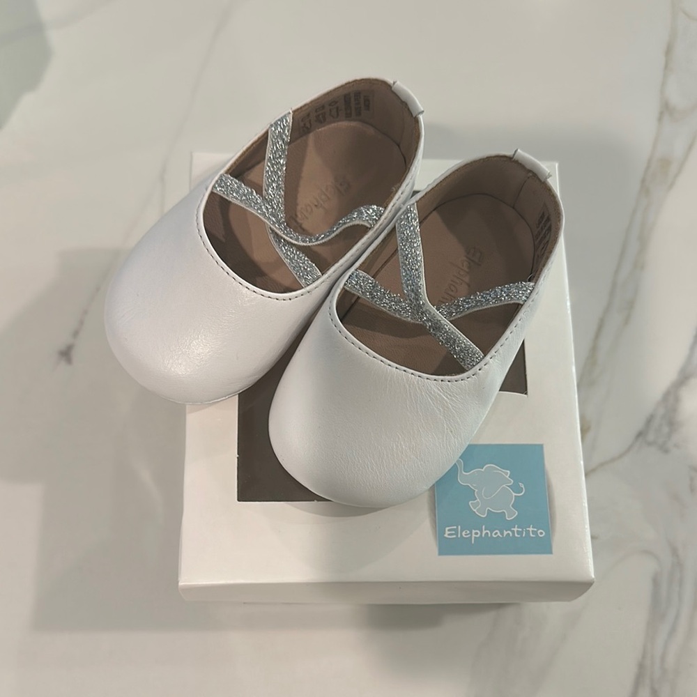 Elephantito Crossed Ballerina Baby shoes